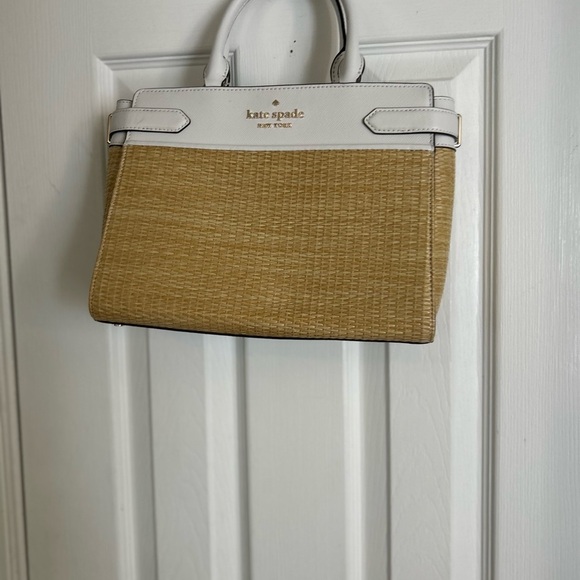 kate spade Handbags - Kate spade New York handbag Staci Straw Satchel.